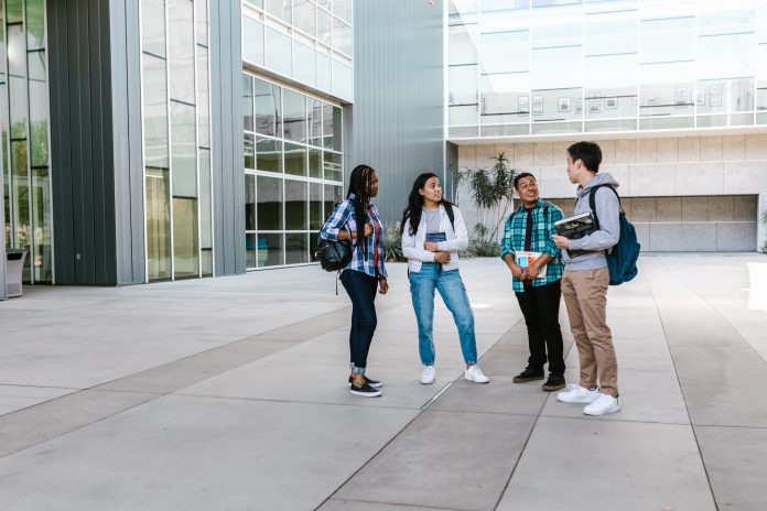 College campus tour